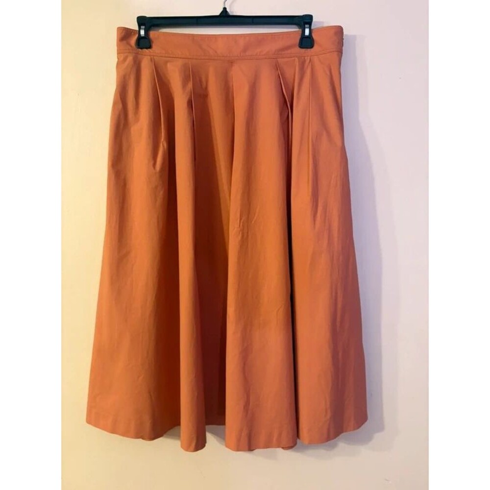 Ann Taylor orange skirt sz 14